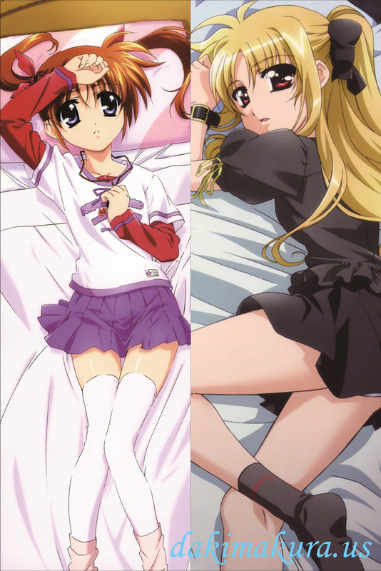 Magical Girl Lyrical Nanoha - Fate Testarossa - Nanoha Takamachi Anime Dakimakura Pillow Cover